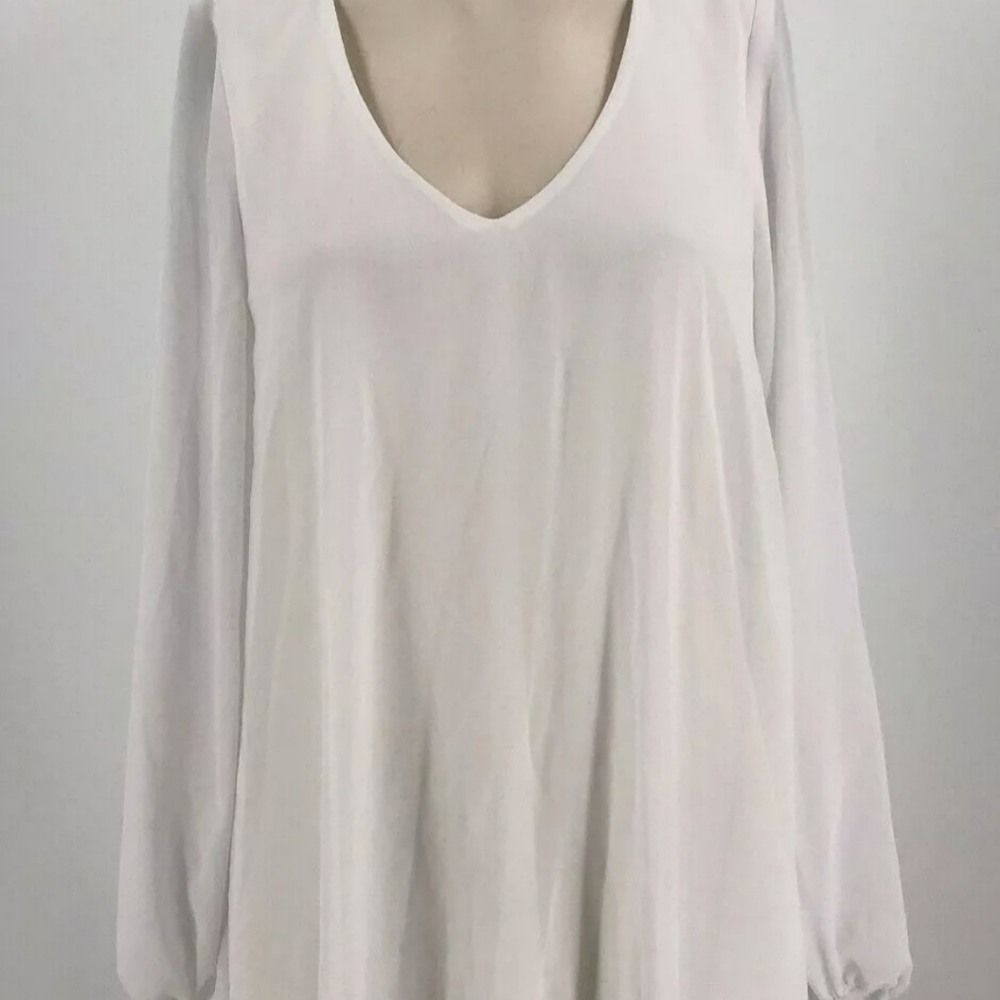 🛑SOLD🛑Show Me Your MuMu white Donna Michelle tunic